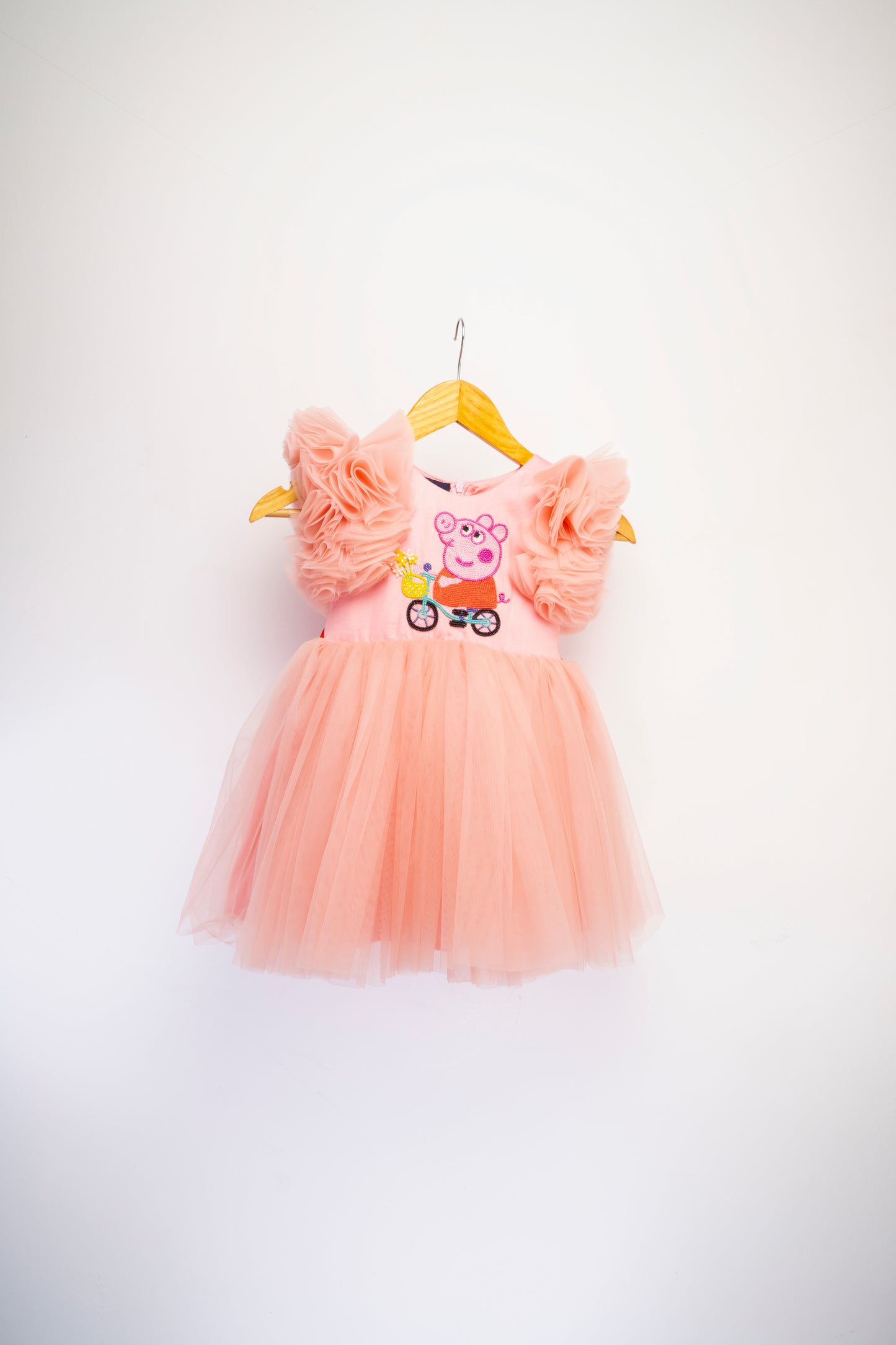 Peppa Pig Flounced Sleeve Dress