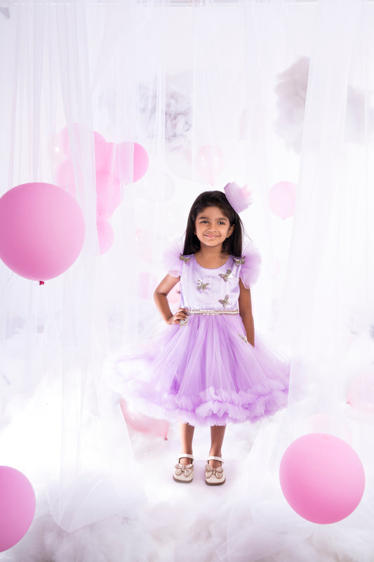 Butterfly Floss Tulle Dress